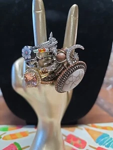 Bisutería de anillos 11 en total - Imagen 1 de 3