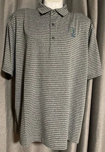 TPC Sawgrass, grau & Nadelstreifen Shirt, PGA Tour offiziell lizenziert, Cutter&Buck - Bild 1 von 5
