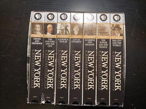 NEW YORK Documentary Film Box Set 7 VHS Videos PBS Home Video 1999 - Picture 1 of 4