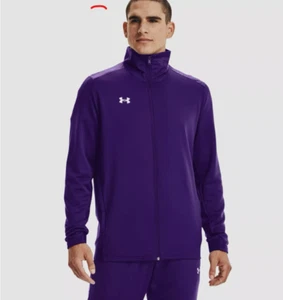 Under Armour Command Mens Warm-up Full Zip 3XL Purple-White *Brand New* - Picture 1 of 3