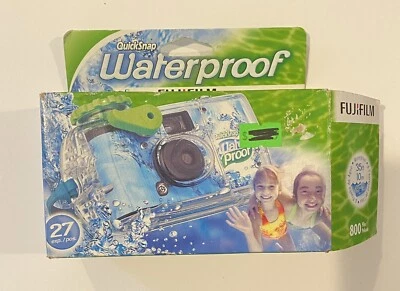 NEW Open Box Fujifilm Quicksnap Waterproof Disposable 35mm Camera - 27 Exposures - Image 1 of 4