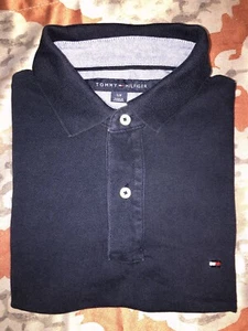 Tommy Hilfiger Herren dunkelblau Poloshirt Größe S/P 100 % Baumwolle Q6 - Bild 1 von 14