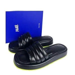 P448 Womens Fergie Slip On Open Toe Casual Slide Sandals Shoes Women’s 6M EU 36 - Picture 1 of 6