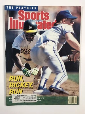 Sports Illustrated Magazine (October 16, 1989)(Rickey Henderson, Athletics, MLB) - Image 1 of 3