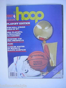 1987 NBA Playoffs Hoop NBA Today Playoff Edition Magazine w/Ralph Sampson poster - Picture 1 of 1