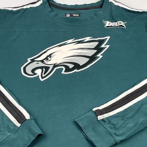 Camisa de manga larga Philadelphia Eagles talla XL NFL equipo ropa mangas a rayas - Imagen 1 de 16