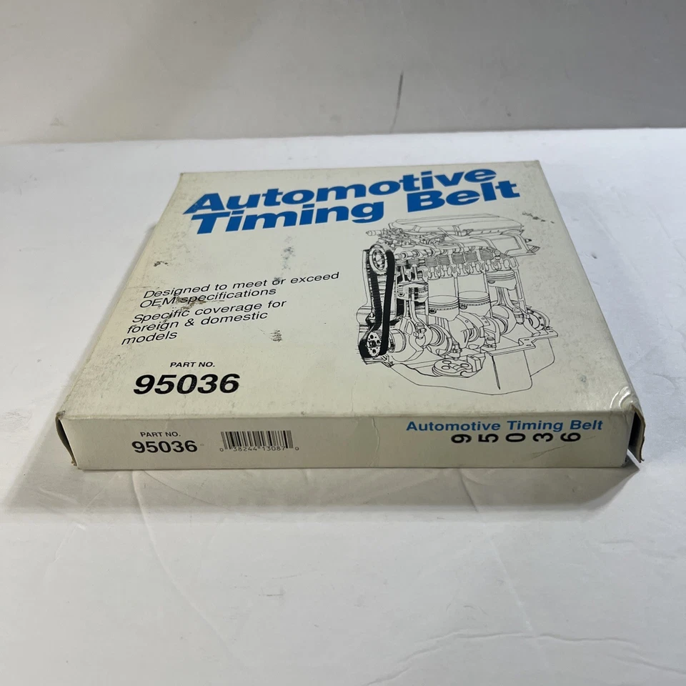 Correa de distribución del motor Dayco 95036 1975 Honda Civic 1,5 L, 1988-1993 Toyota Geo 1,6 L Foto 1 de 1