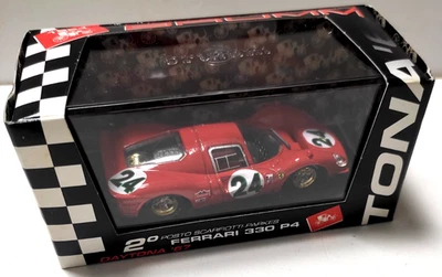 BRUMM 1:43 AUTO FERRARI 330 P4 COUPE #24 2° SCARFIOTTI PARKES  DAYTONA 1967 S027 - Immagine 1 di 4