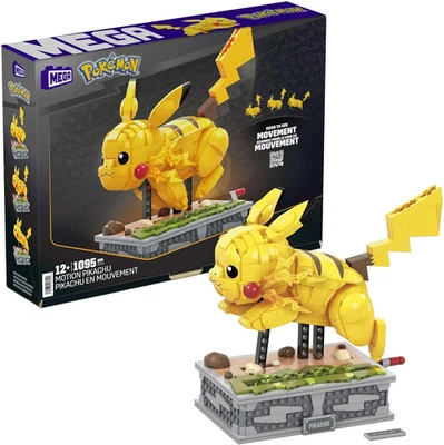 MEGA - Pokémon Kinetic Pikachu Set Di Costruzioni Con 1092 Mattoncini E Pezzi Co - Immagine 1 di 4