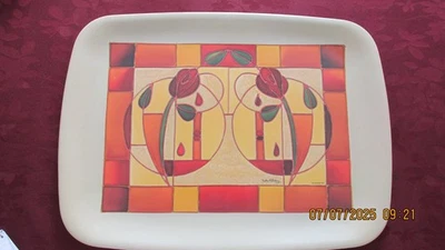 CHARLES RENNIE MACKINTOSH TEA TRAY BY PIMPERNEL - Image 1 of 3