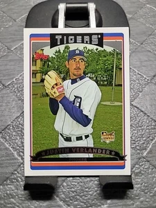 2006 Topps JUSTIN VERLANDER Rookie RC Card #641 Tigers Astros - Picture 1 of 2