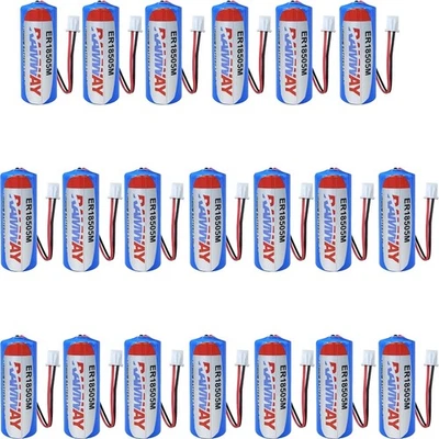 20PCS for Fanso ER18505M 3.6V A 3500mAh Non-rechargeable Battery with White Plug - Image 1 of 4