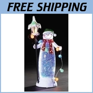 Pupazzo di neve led con coriandoli vorticosi - Foto 1 di 11