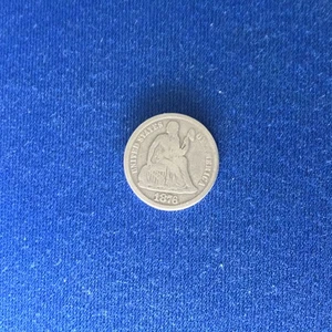 1876 CC sitzender Liberty Groschen mit sehr guten Schilddetails. - Bild 1 von 2