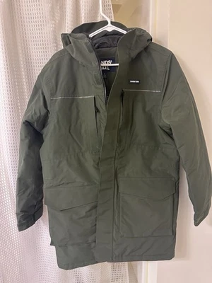 Lands' End Men's Classic Squall Lightweight Waterproof Parka Small Green - Image 1 of 4