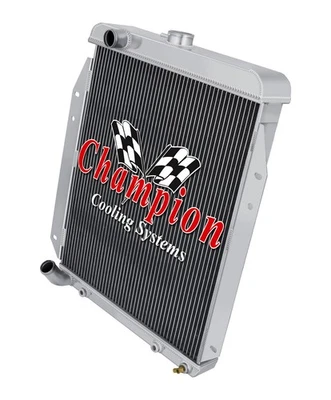 RS Champion 3 Row All Aluminum Radiator Upper Driver for 1964 - 1966 Dodge A100 - Изображение 1 из 4