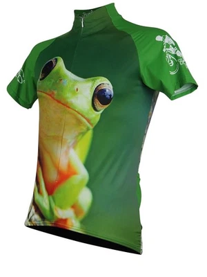 Black Friday Angebot / Biketags Radtrikot Green Frog NEU Fahrradtrikot