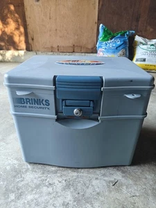 Caja fuerte contra incendios Brinks seguridad para el hogar clasificación 1/2 hora sin llave - Imagen 1 de 18