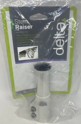 Elevador de vástago Delta 1-1/8” (hasta 3,25” de elevación) acabado anodizado pulido TD3318S NUEVO Foto 1 de 3