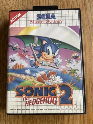 Vintage Sega Master System Game Unplayed Rare Sonic The Hedgehog 2 - Image 1 of 4