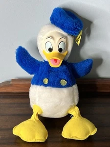 Peluche de colección DONALD DUCK producción Walt Disney cara de goma juguete de peluche años 50 - Imagen 1 de 23