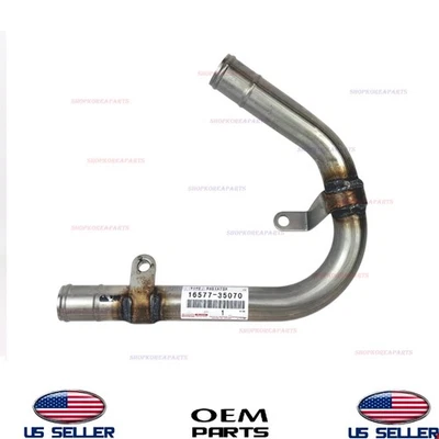 Genuine Engine Coolant Water Pipe 1984-95 Toyota 4Runner Pickup 2.4L 16577-35070 - Image 1 of 2