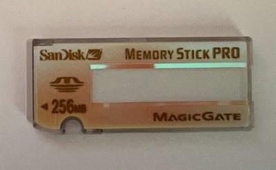 SONY Sandisk 256MB Memory Stick PRO MagicGate for PlayStation, Cybershot Cameras - Image 1 of 3