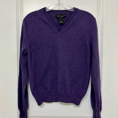 The Men's Store Bloomingdale's 💯 Suéter Lana Púrpura Talla Mediana Foto 1 de 3