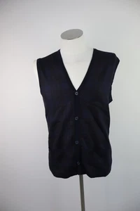 ERMENEGILDO ZEGNA PULLOVER CARDIGAN ÄRMELLOS HERREN GR. L PULLOVER VINTAGE WOLLE - Bild 1 von 8