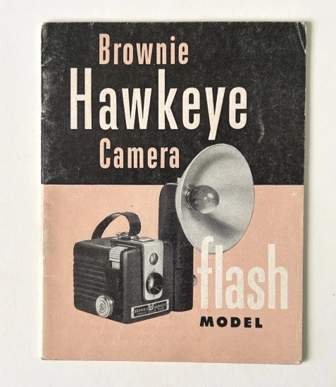 Kodak Brownie Hawkeye Cámara Flash Modelo Manual de Instrucciones 1950 Foto 1 de 1