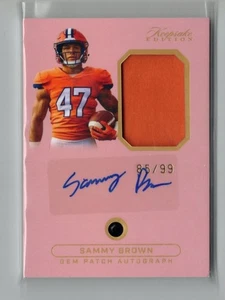 2024 Keepsake Sports Edition Sammy Brown PATCH / GEMSTONE RELIC AUTO RC 85/99 - Picture 1 of 1