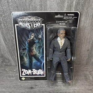 PRESIDENTIAL MONSTERS ZOM BUSH GEORGE BUSH ZOMBIE 8" ACTIONFIGUR NRFB NEU - Bild 1 von 13