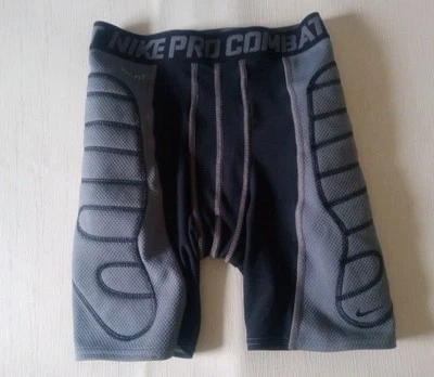 Nike Pro Combat Vintage Soft Padded Sides NBL Compression Shorts Fits 28 30 32 - Image 1 of 4