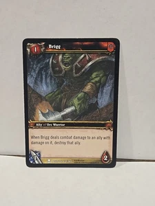 World Of Warcraft TCG Heroes Of Azeroth Brigg Regular Common - Picture 1 of 2
