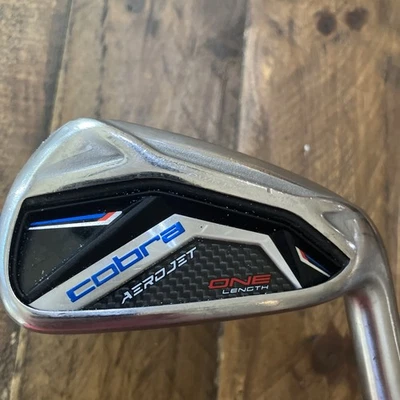 Cobra AeroJet One Length 7-iron - KBS Tour Lite Stiff Flex Steel 37” - Image 1 of 4