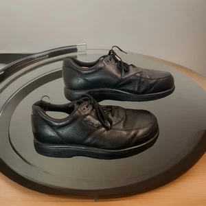 SAS Time Out Mens Size 9.5 W3 Black Casual Oxford Comfort Walking Shoes Sneaker - Picture 1 of 17