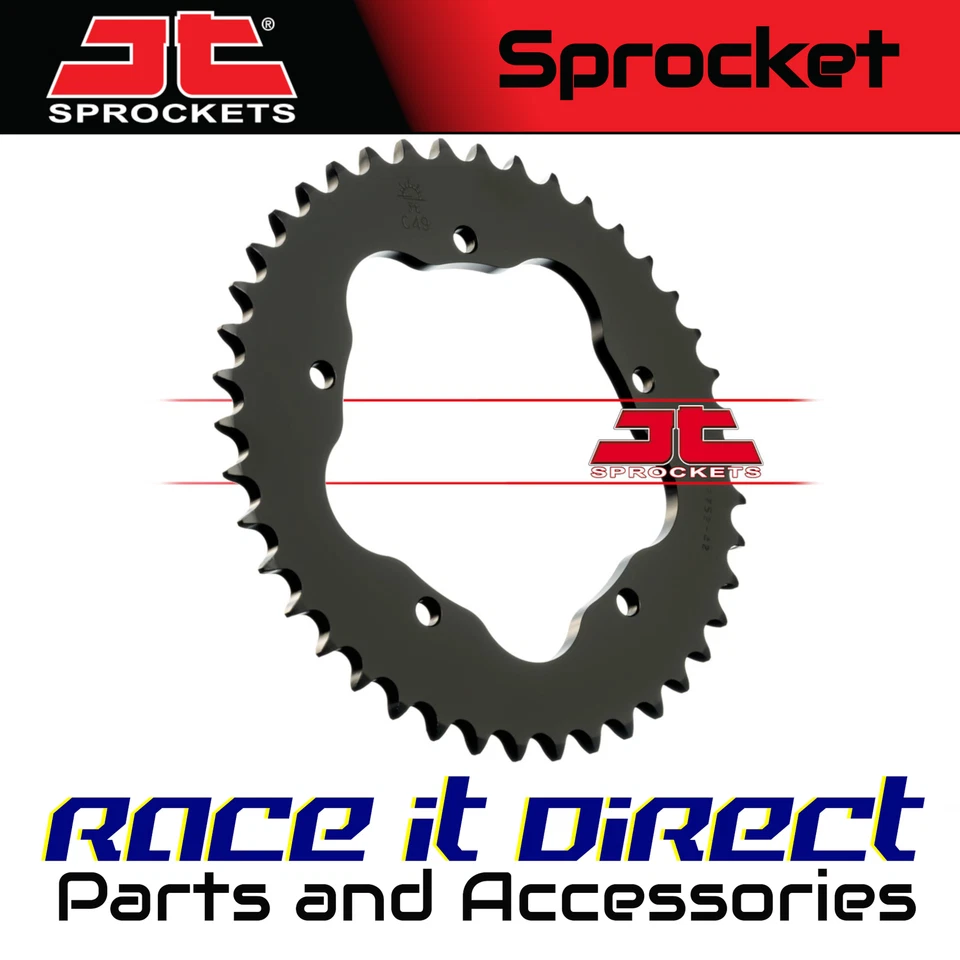 Roda dentada JT para Ducati 1100 S Hypermotard 2008-2009 traseira de aço - Imagem 1 de 4