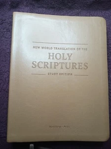 New World Translation Of The Holy Scriptures Study Edition Matthew-Acts Leather - Picture 1 of 12