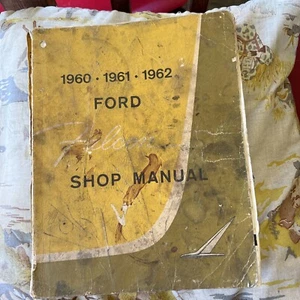 Ford Falcon 1960 1961 1962 manual de servicio de taller reparación original - Imagen 1 de 2