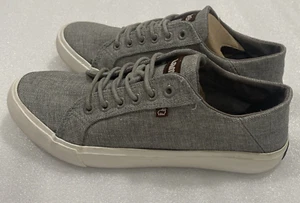 Tenis informales con cordones bajos de lona gris Lamo Vita para mujer talla EE. UU. 8,5 USADOS EN EXCELENTE ESTADO - Imagen 1 de 11