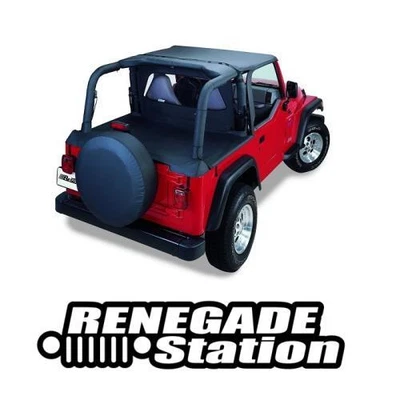 Top de bikini Jeep Wrangler TJ Header estilo Targa negro diamante Bestop 03-06 - Imagen 1 de 2