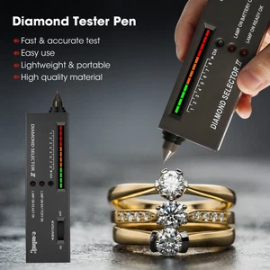 High Accuracy Diamond Tester Pen Diamond Detector Jewelry Testing Tool with Case - Picture 1 of 9