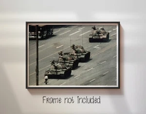 Tank Man Tiananmen Square Protest - High Quality Poster - Picture 1 of 4