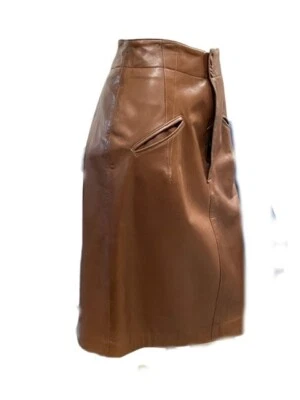 Винтажная кожаная юбка Nordstrom Maxima размер 6 - идеальное состояние товара - Изображение 1 из 2