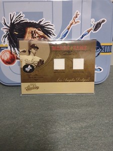 2005 Playoff Don Sutton Marks of Fame Dual Game-Worn Jersey #MF-17 /50 Dodgers ⚾