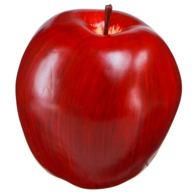 Deko Apfel Rot Künstlich Deko Obst Ø8cm H9,5cm Red Delicious 4er Set Dekoration - Bild 1 von 4