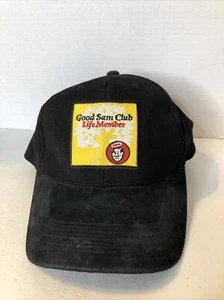 Gorra Good Sam Club Life Member talla única para hombre correa trasera gamuza negra de colección  - Imagen 1 de 4