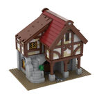 YOUFOY Medieval House Model with Modular Floors and Roof 1325 Pieces MOC