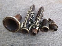 Clarinet German Musical Instrument «Gebr. Alexander Mainz» Vintage Retro