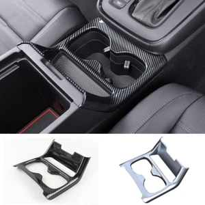 PARA 2023 2024 Honda CRV CR-V Portavasos de Agua Cubierta Borde ABS Fibra de Carbono - Imagen 1 de 11